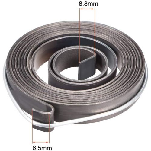  uxcell Drill Press Spring Drill Press Quill Feed Return Coil Spring Assembly Spring Steel Chemical Blackening Finish 1540mm Expand Long 59x10x1.2mm 2 Pcs