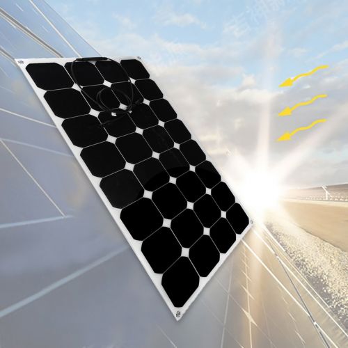  Uxcell OldSoldier 100W 18V 12V Portable Bendable SunPower Cell Solar Panel Ultra Thin Flexible with MC4 Connector Charging for RV, Camping, Home, Tent, Boat, Cabin, Car, Trailer etc