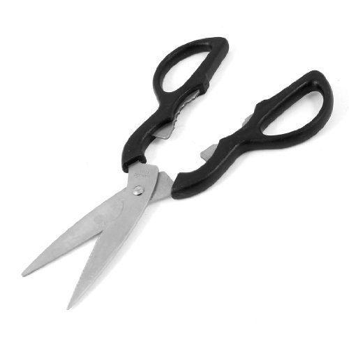  Uxcell uxcell kitchen shears kitchen scissors cuisine scissors walnut opener multi-function black handle