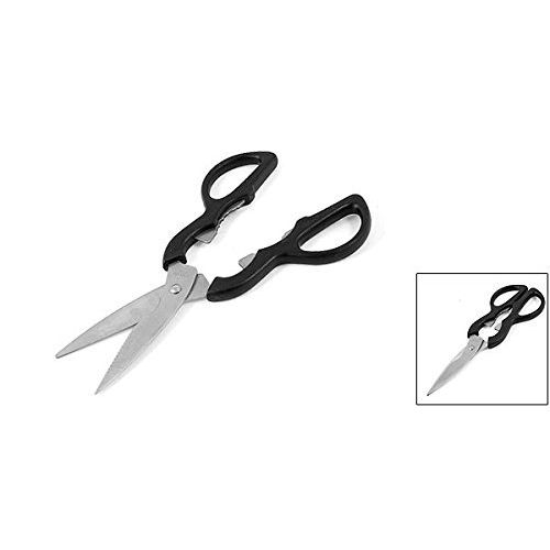  Uxcell uxcell kitchen shears kitchen scissors cuisine scissors walnut opener multi-function black handle