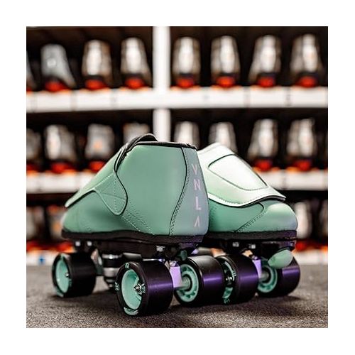  VNLA Junior Mint - Jam Skates for Men and Women - Indoor Unisex Roller Skates for Tricks and Jam Skating Mint Green