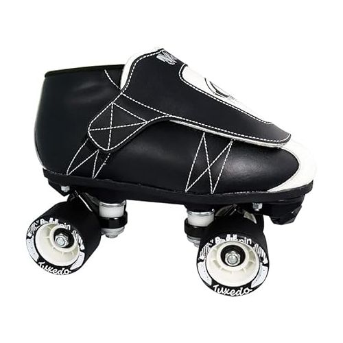  VNLA Junior Tuxedo Jam Skates - Indoor Unisex Roller Skates for Tricks, Jam and Speed Skating