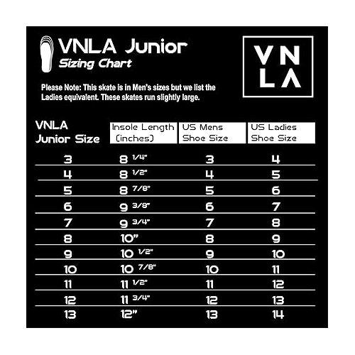  VNLA Junior Code Red Jam Skates for Men and Women - Indoor Unisex Roller Skates for Tricks and Jam Skating- Red/Black