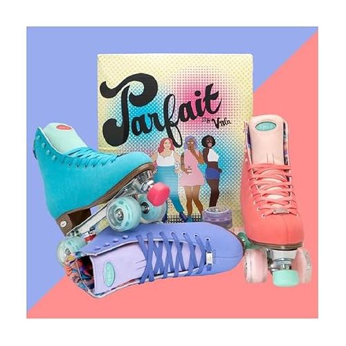  VNLA Parfait Outdoor Roller Skates for Women | Stylish Design, Comfortable, and Durable Quad Skates