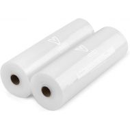 V Vesta Precision Vesta Vacuum Sealer Bags Rolls | 11x50 2 pack | ideal for Food Saver, Seal a Meal | BPA Free, Heavy Duty | Great for food vac storage or sous vide