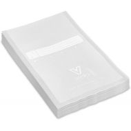 V Vesta Precision Vesta Vacuum Sealer Bags | 6x10 Inch Pint 100 count | ideal for Food Saver, Seal a Meal | BPA Free, Heavy Duty | Great for food vac storage or sous vide