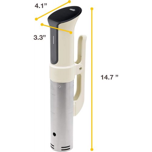  V Vesta Precision Sous Vide Immersion Circulator by Vesta Precision - Imersa II | Powerful Pump Design | Accurate Temperature Control | Easy to Use Touch Panel | Water Level Protection System | 900