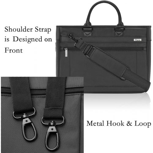  [아마존 핫딜] V Voova Laptop Messenger Bag 14 15 15.6 Inch Shockproof Shoulder Notebook Case with Charger/Headphones Pockets Compatible for MacBook Pro 15.4/MacBook/HP/Lenovo/Dell ChromeBook/Ipa