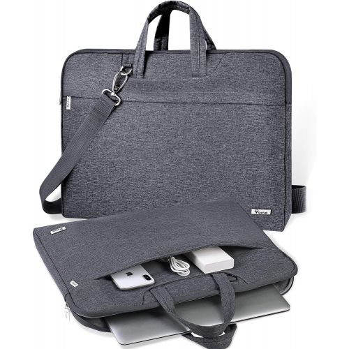  [아마존베스트]V Voova Laptop Bag Sleeve 14 15 15.6 inch with Shoulder Strap,Slim Computer Carring Case Cover Compatible with MacBook Pro 16,HP Pavilion 15.6,Dell Inspiron 15 3000,Acer ASUS Chrom