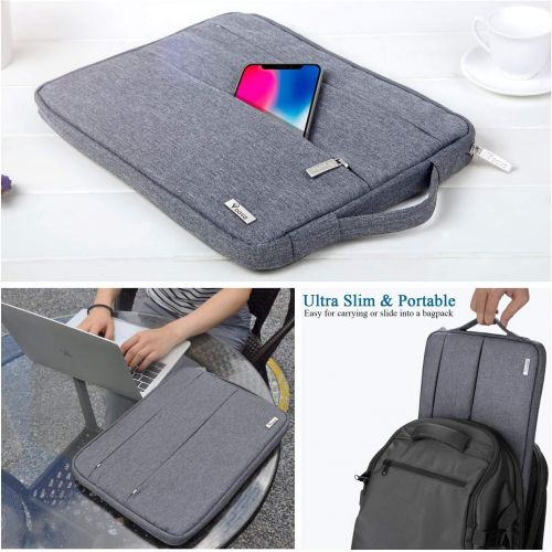  [아마존베스트]V Voova 13 13.3 Inch Laptop Sleeve Carrying Case Compatible with MacBook Pro/MacBook Air 13 2019 2020/Surface Book 2 13.5/HP Envy 13 Chromebook Protective Slim Notebook Bags with H
