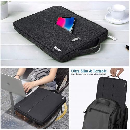  [아마존베스트]V Voova Laptop Sleeve 13-13.5 Inch Water Resistant Computer Case with Handle Compatible with 2020 2019 MacBook Air 13.3/MacBook Pro/Surface Book 2 13.5/HP Chromebook Slim Briefcase