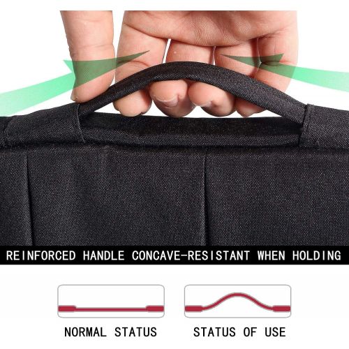  [아마존베스트]V Voova Laptop Sleeve 13-13.5 Inch Water Resistant Computer Case with Handle Compatible with 2020 2019 MacBook Air 13.3/MacBook Pro/Surface Book 2 13.5/HP Chromebook Slim Briefcase