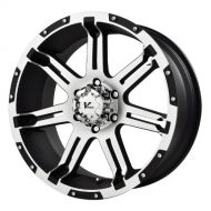 V-Rock Overdrive Matte Black Wheel with Machined Spoke and Lip (17x9/6x5.5)