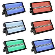 V-Show 6 Pack Led Strobe Light Stage Lighting with RGB 2in1 Led Strobe Bar Flash Light for halloween parties