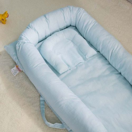  Baby Bassinet for Bed, V-mix Baby Co-Sleeping Cribs & Cradles Lounger Cushion with 100% Un-Dyed...