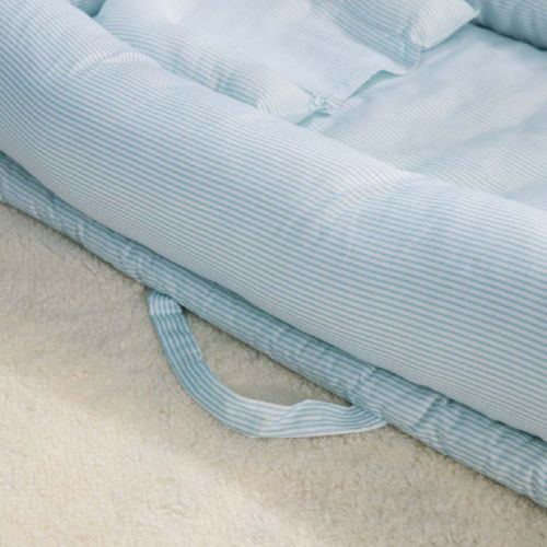  Baby Bassinet for Bed, V-mix Baby Co-Sleeping Cribs & Cradles Lounger Cushion with 100% Un-Dyed...