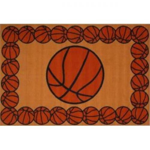 제네릭 Generic Fun Rugs BASKETBALL TIME Kids Rugs