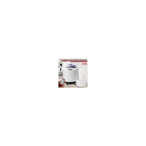 제네릭 Generic Steam Sauna Spa Pot 1.8L Generator White ABS Plastic Portable Home Steam 110V With US Plug
