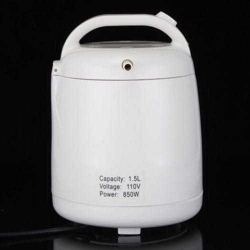 제네릭 Generic Steam Sauna Spa Pot 1.8L Generator White ABS Plastic Portable Home Steam 110V With US Plug