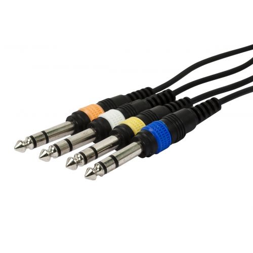 제네릭 Generic MONOPRICE 10ft 4-Channel TRS Male to XLR Female Snake Cable