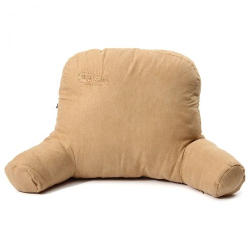 제네릭 Generic Comfort Micro Bed Rest  Reading and Bedrest Lounger  Sitting Support Pillow  Soft But Firmly Stuffed PP Cotton Fill  Backrest Pillow with Arms