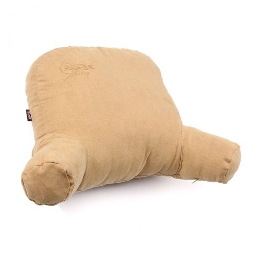 제네릭 Generic Comfort Micro Bed Rest  Reading and Bedrest Lounger  Sitting Support Pillow  Soft But Firmly Stuffed PP Cotton Fill  Backrest Pillow with Arms