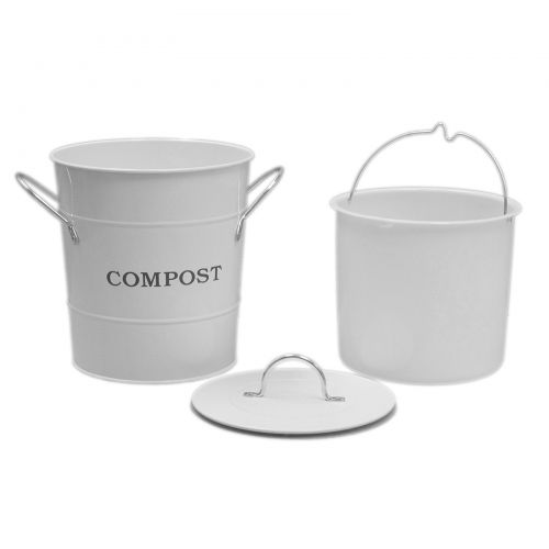 제네릭 Generic Exaco 2-in-1 Kitchen Compost Bucket with Lid