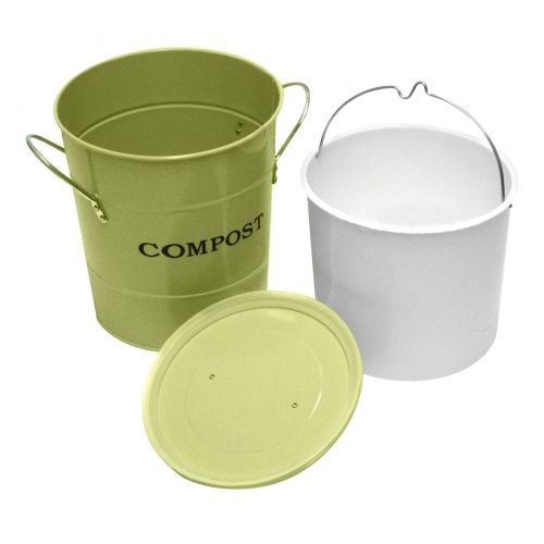 제네릭 Generic Exaco 2-in-1 Kitchen Compost Bucket with Lid