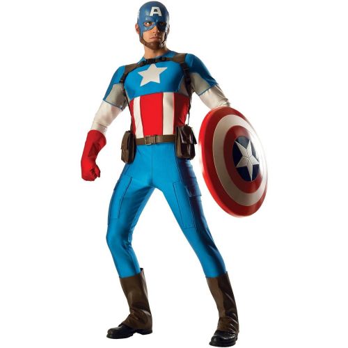 제네릭 Generic Captain America Grand Heritage Mens Adult Halloween Costume, 1 Size