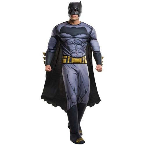 제네릭 Generic Batman v Superman: Dawn of Justice Batman Deluxe Mens Adult Halloween Costume, Plus