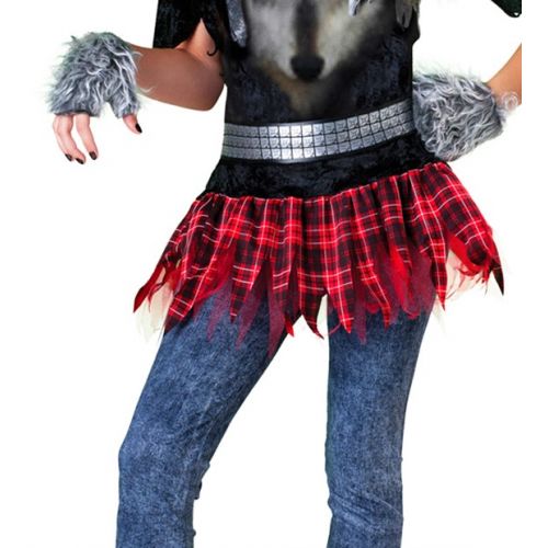 제네릭 Generic Wear Wolf Girls Teen Halloween Costume