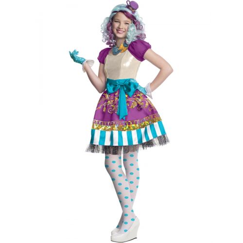 제네릭 Rubies Costumes Ever After High Madeline Hatter Girls Child Halloween Costume