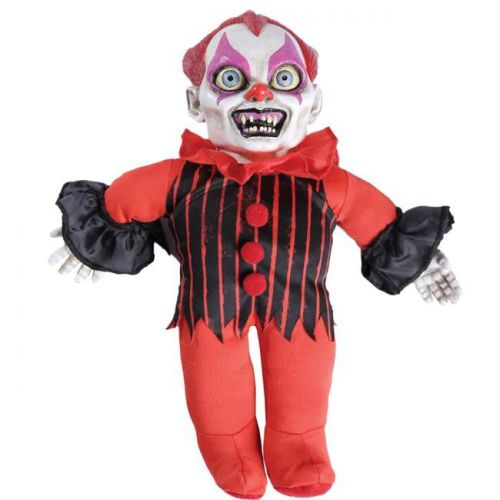 제네릭 Generic Clown Haunted Doll Halloween Decoration