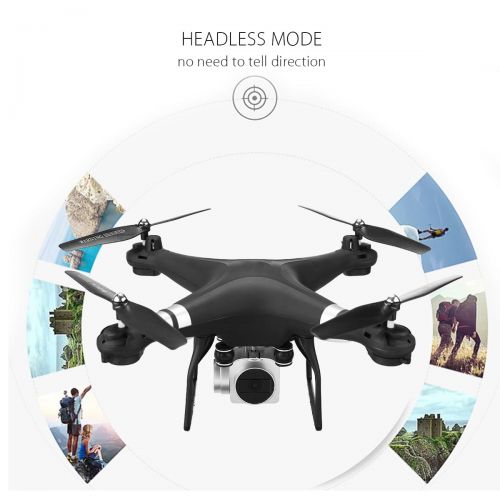 제네릭 Generic 2.4GHz 1080P 170° Wide-angle Lens Camera WiFi Headless 2 MEGA PIXELS Quadcopter RC Drone Altitude Hold 3D Flip LED Live Helicopter