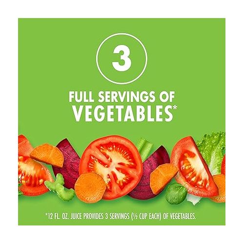  V8 Original 100% Vegetable Juice, Vegetable Blend with Tomato Juice, 5.5 FL OZ Can (Pack of 24)