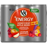 V8 Energy Honeycrisp Apple Berry, 6 Count (Pack of 4)