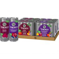 V8 +Energy Juice Drink with Green Tea Variety Pack, Pomegranate Blueberry & Black Cherry, 24 Count