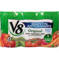 V8 Original Essential Antioxidants 100% Vegetable Juice, 5.5 oz. Can (8 packs of 6, Total of 48)