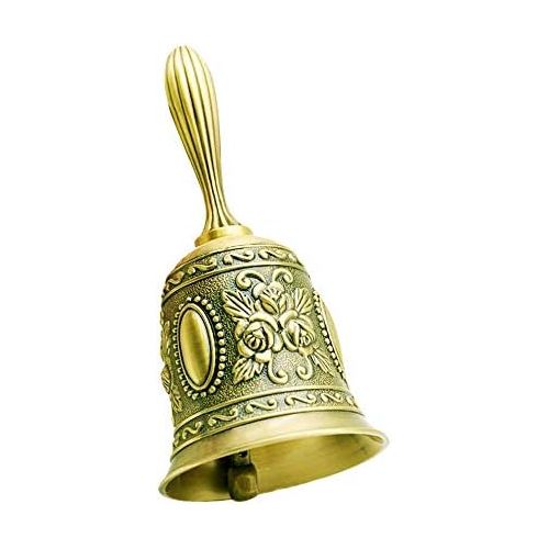  VAGYD Hand Bell, Metal Jingle Service Call Bell,Multi-Purpose Metal Hand Call Bell for Wedding Decoration,School,Church,Classroom,Reception Dinner,Restaurant,Bar,Pet Feeding and Home Dec