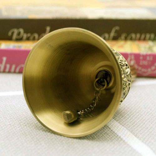  VAGYD Hand Bell, Metal Jingle Service Call Bell,Multi-Purpose Metal Hand Call Bell for Wedding Decoration,School,Church,Classroom,Reception Dinner,Restaurant,Bar,Pet Feeding and Home Dec