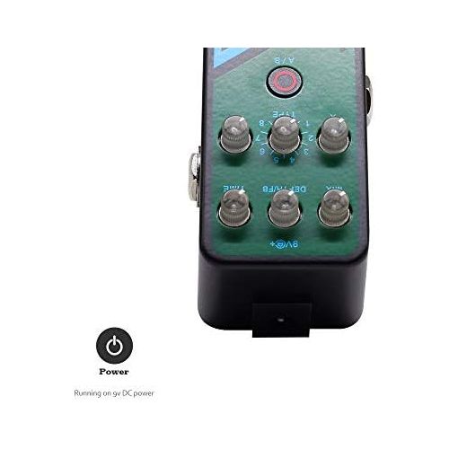  [아마존베스트]Valeton Coral MDR Digital Chorus Modulation Delay Reverb Multi Effects Guitar Pedal