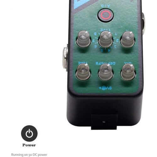  [아마존베스트]Valeton Coral MDR Digital Chorus Modulation Delay Reverb Multi Effects Guitar Pedal