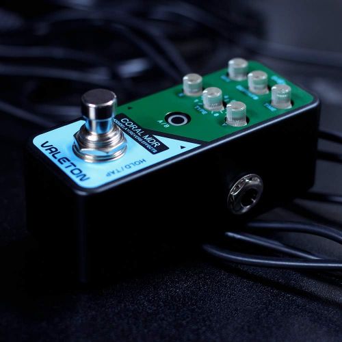  [아마존베스트]Valeton Coral MDR Digital Chorus Modulation Delay Reverb Multi Effects Guitar Pedal