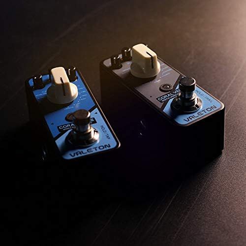  [아마존베스트]Valeton Coral Mod II Digital Modulation Chorus Flanger Phaser Univibe Tremolo Lofi Multi Effect Guitar Bass Pedal