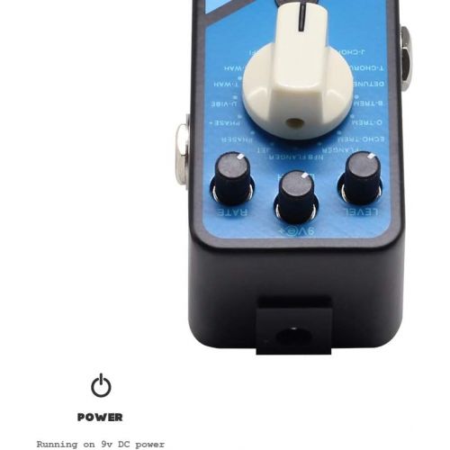  [아마존베스트]Valeton Coral Mod II Digital Modulation Chorus Flanger Phaser Univibe Tremolo Lofi Multi Effect Guitar Bass Pedal