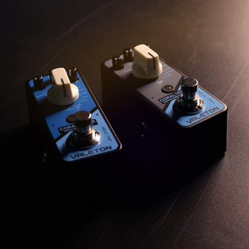  [아마존베스트]Valeton Coral Mod II Digital Modulation Chorus Flanger Phaser Univibe Tremolo Lofi Multi Effect Guitar Bass Pedal