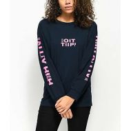 VALLEY HIGH Valley High Dont Trip Navy Long Sleeve T-Shirt