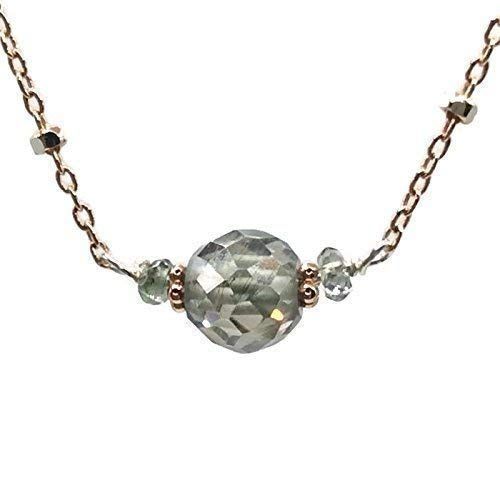  VAN DER MUFFINS JEWELS 2.0 Carat Real Antique Diamond Necklace | Rose Gold 925 Fine Jewelry Sale | Unique Hoilday Gifts | 16 Inch