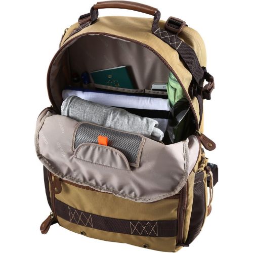  Vanguard Havana 48 Backpack for Sony, Nikon, Canon, Fujifilm Mirrorless, Compact System Camera (CSC), DSLR, Travel