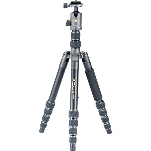  Vanguard VEO2GO265AB Aluminum Travel Tripod with Ball Head for Sony, Nikon, Canon, Fujifilm Mirrorless, Compact System Camera (CSC), DSLR